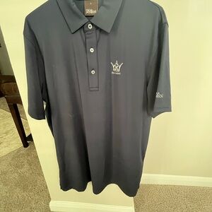 Oscar Jacobson golf shirt.